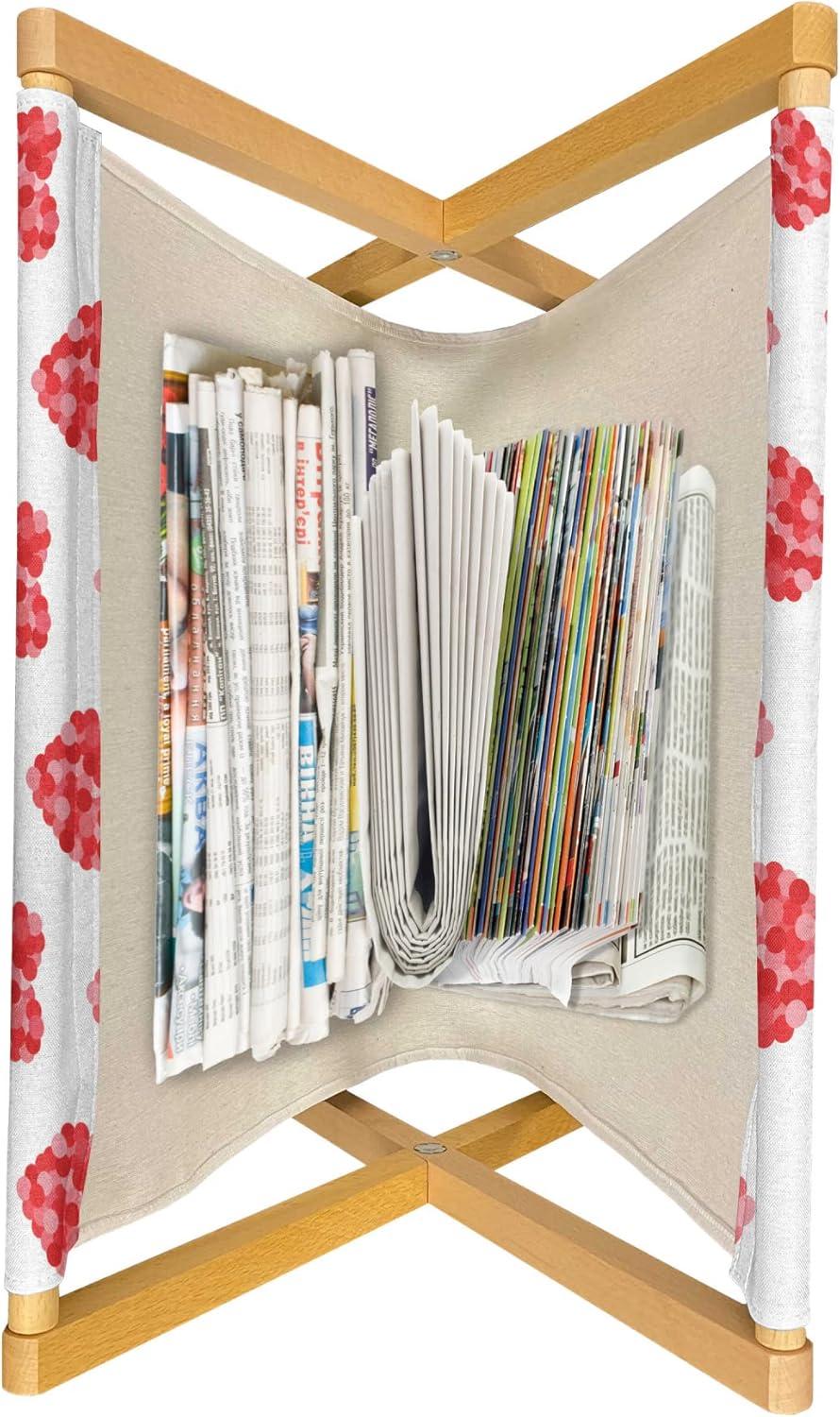 imageAmbesonne Hearts Magazine and Book Holder Shapes Out of Circles Dots Romantic Theme Valentines Day Feels Couple Love Floor Rack Decor for Interior of Home amp Office 22 x 19 Blush Pastel PinkBlush Pastel Pink