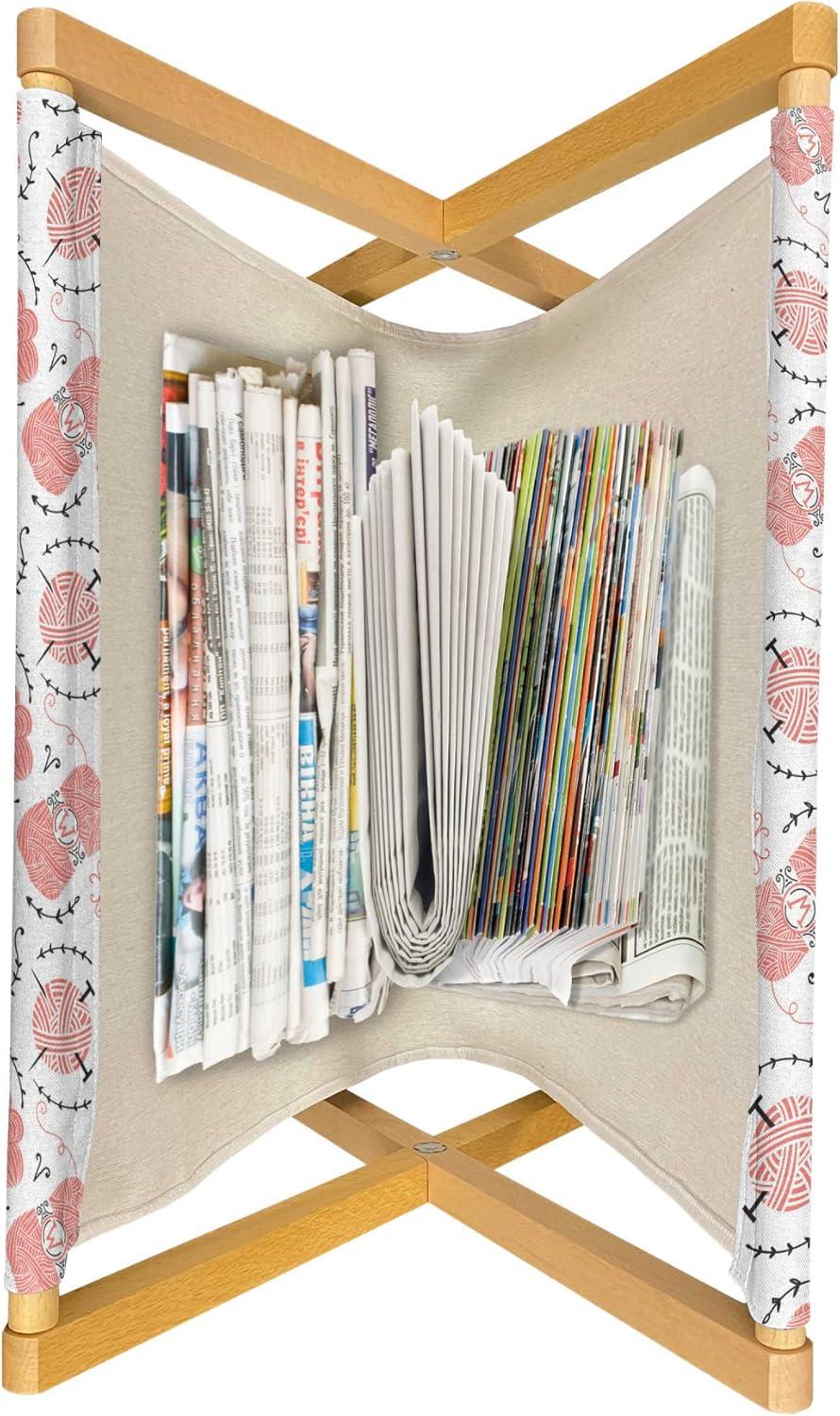 imageAmbesonne Hearts Magazine and Book Holder Shapes Out of Circles Dots Romantic Theme Valentines Day Feels Couple Love Floor Rack Decor for Interior of Home amp Office 22 x 19 Blush Pastel PinkCharcoal Grey and Coral