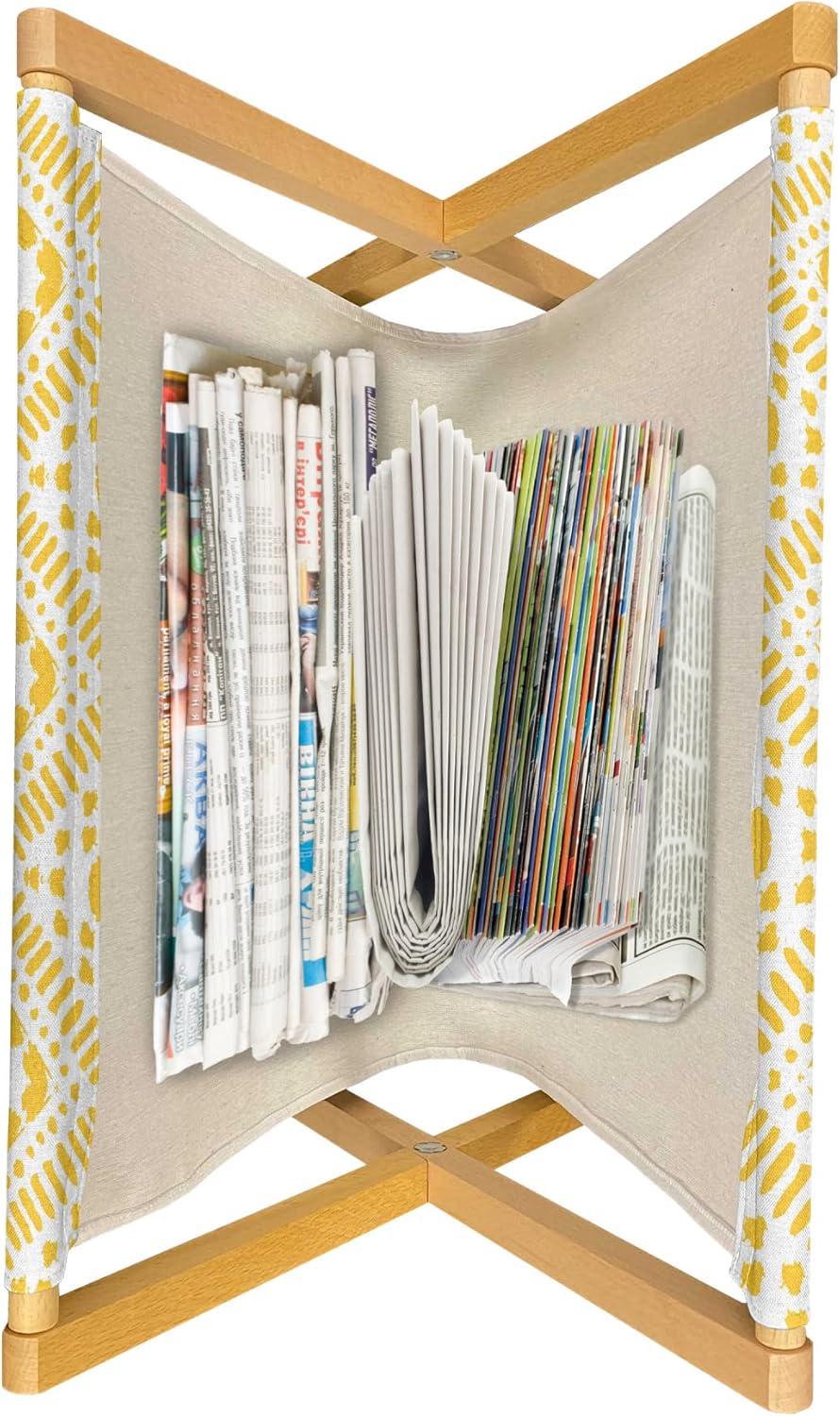 imageAmbesonne Kiss Magazine and Book Holder Red Woman Lips Kiss Marks Pattern Romance Feminine Graphic Valentines Day Floor Rack Decor for Interior of Home amp Office 22 x 19 Vermilion WhiteMustard White