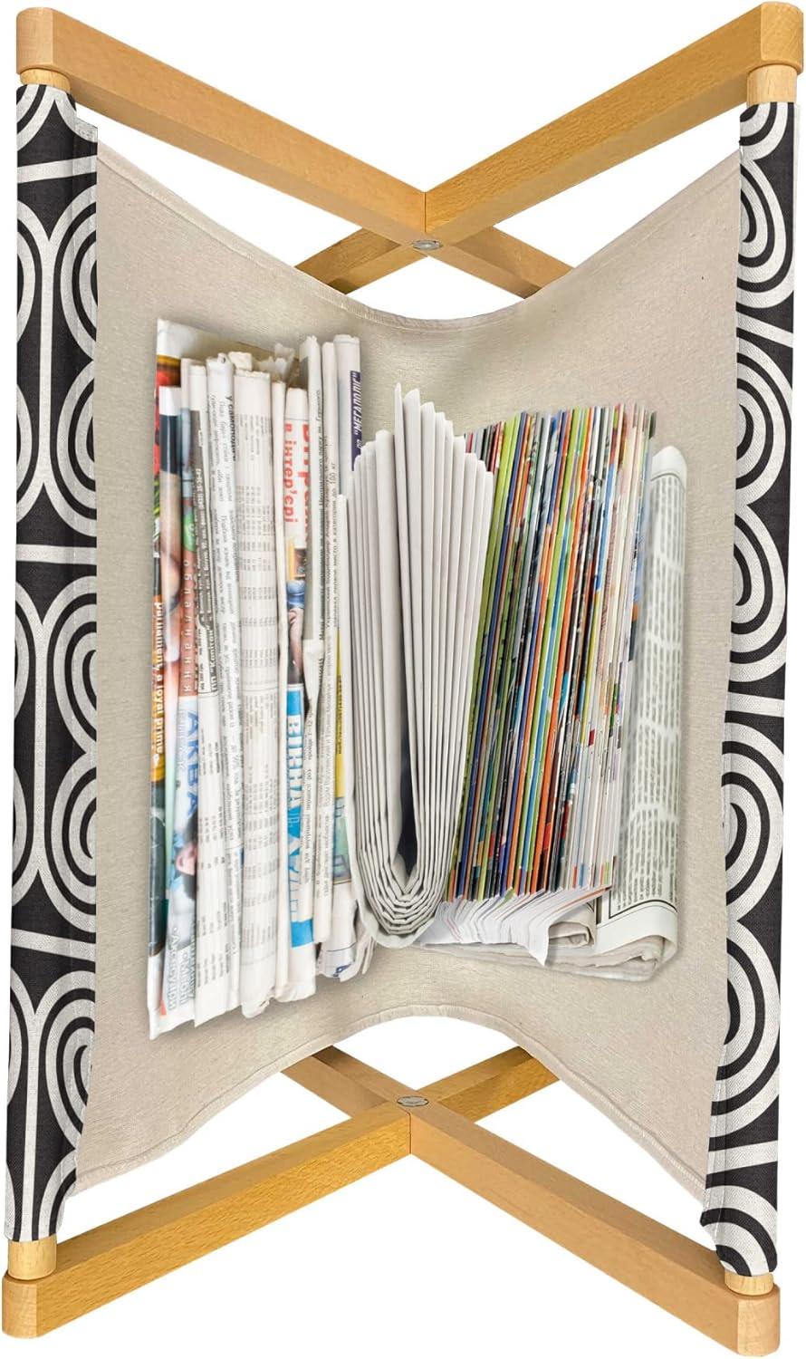imageAmbesonne Pets Magazine and Book Holder Cats with Hearts Valentines Day Theme Lovers Kitten Meow Doodle Floor Rack Decor for Interior of Home amp Office 22 x 19 Black Magenta and BlueCharcoal Grey and Off White