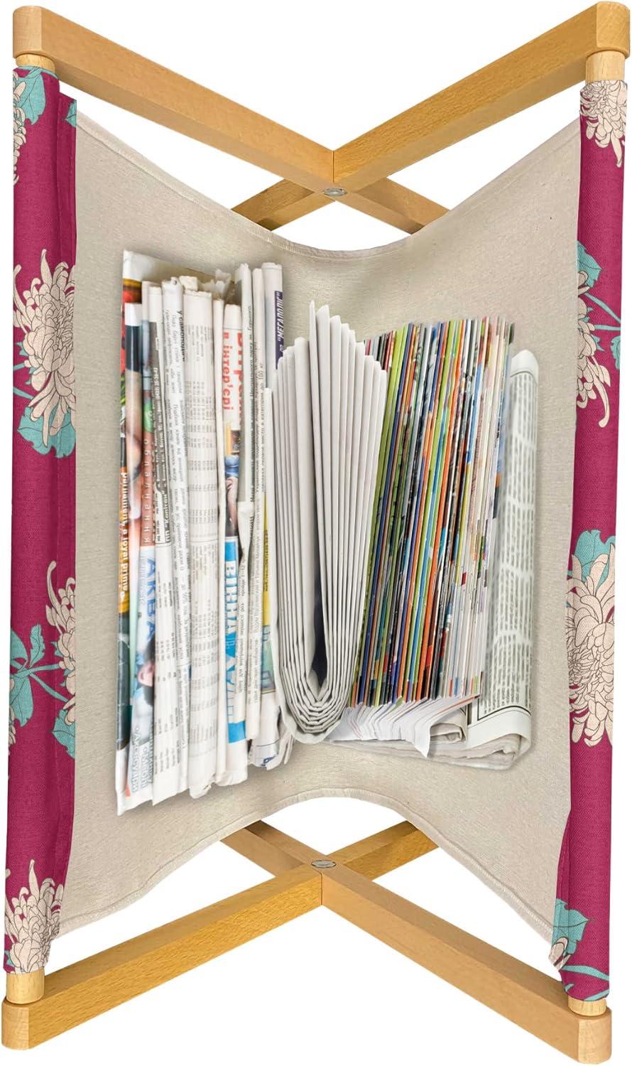 imageAmbesonne Pets Magazine and Book Holder Cats with Hearts Valentines Day Theme Lovers Kitten Meow Doodle Floor Rack Decor for Interior of Home amp Office 22 x 19 Black Magenta and BlueBeige Sky Blue and Magenta