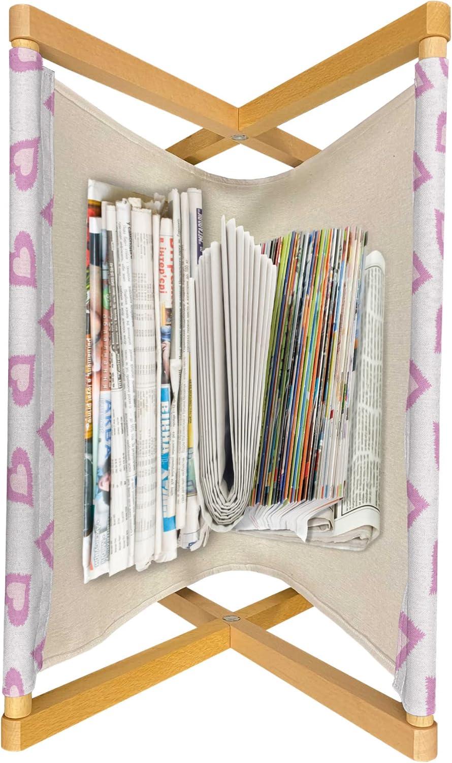 imageAmbesonne Purple Magazine and Book Holder Valentines Day Couple Wedding Bride Heart Design Image Floor Rack Decor for Interior of Home amp Office 22 x 19 Lavender and PurpleLavender Purple