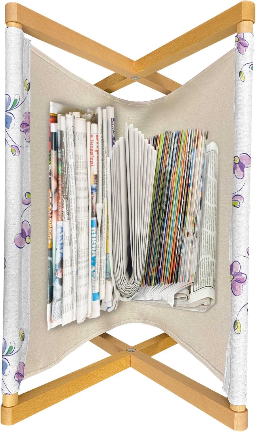 imageAmbesonne Purple Magazine and Book Holder Valentines Day Couple Wedding Bride Heart Design Image Floor Rack Decor for Interior of Home amp Office 22 x 19 Lavender and PurplePurple Blue Pink