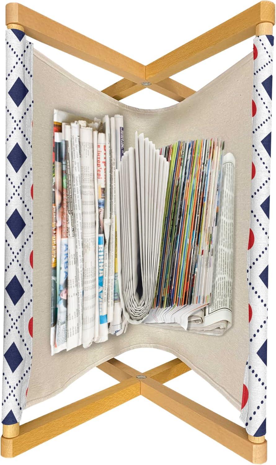 imageAmbesonne Purple Magazine and Book Holder Valentines Day Couple Wedding Bride Heart Design Image Floor Rack Decor for Interior of Home amp Office 22 x 19 Lavender and PurpleNavy Blue White Red