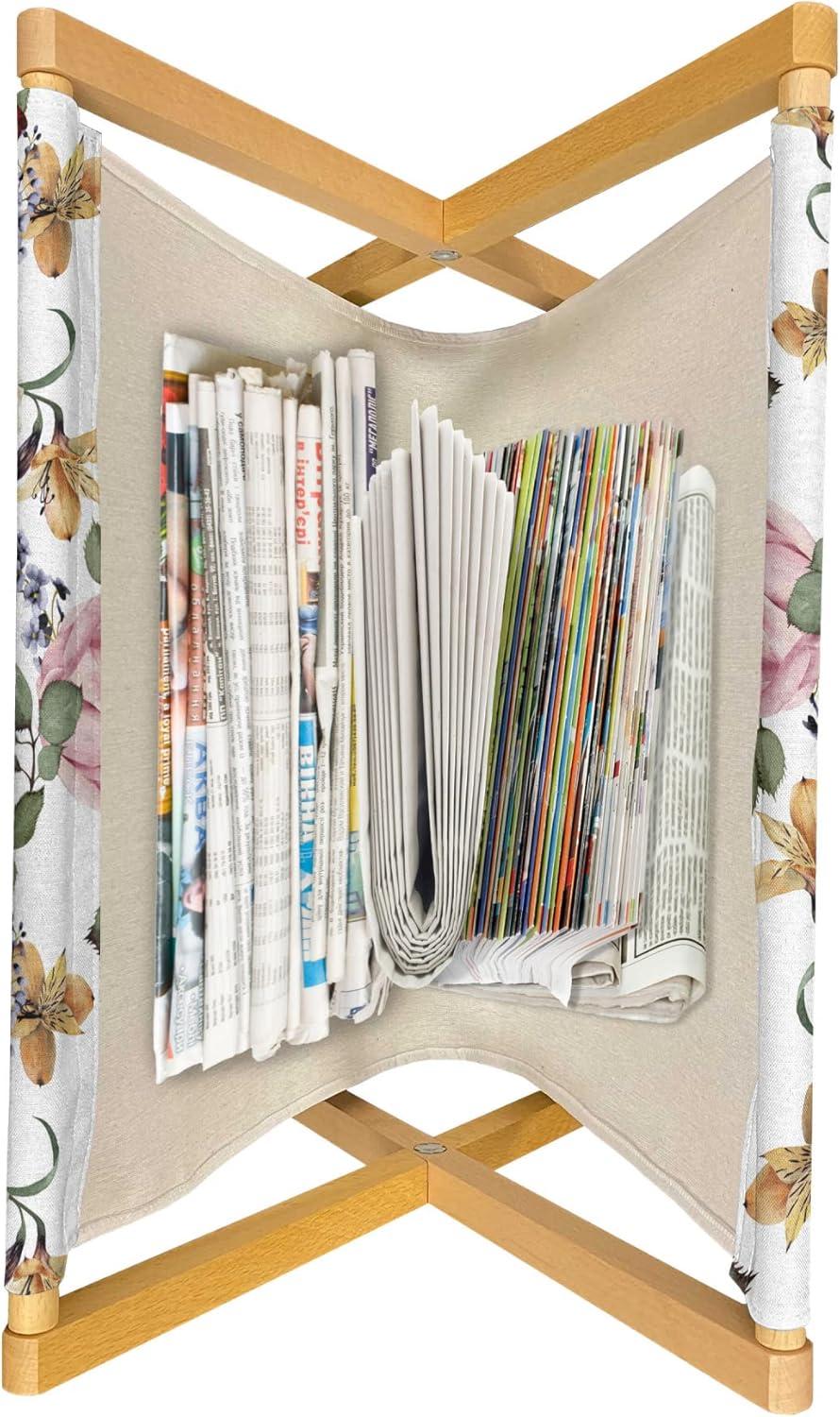 imageAmbesonne Romantic Magazine and Book Holder Heart Pattern Lovers Valentines Day Honeymoon Girls Doodle Design Floor Rack Decor for Interior of Home amp Office 22 x 19 Orange WhitePale Pink Cream