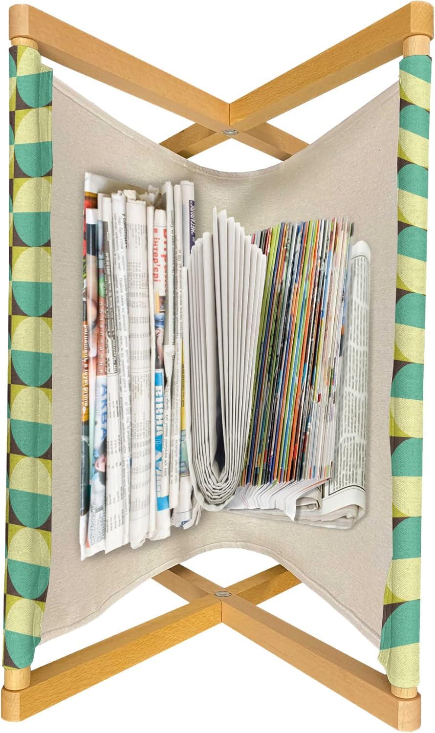 imageAmbesonne Roses Magazine and Book Holder Romantic Valentines Day Pattern in Pastel Tones Floor Rack Decor for Interior of Home amp Office 22 x 19 Rose MauveCream Seafoam