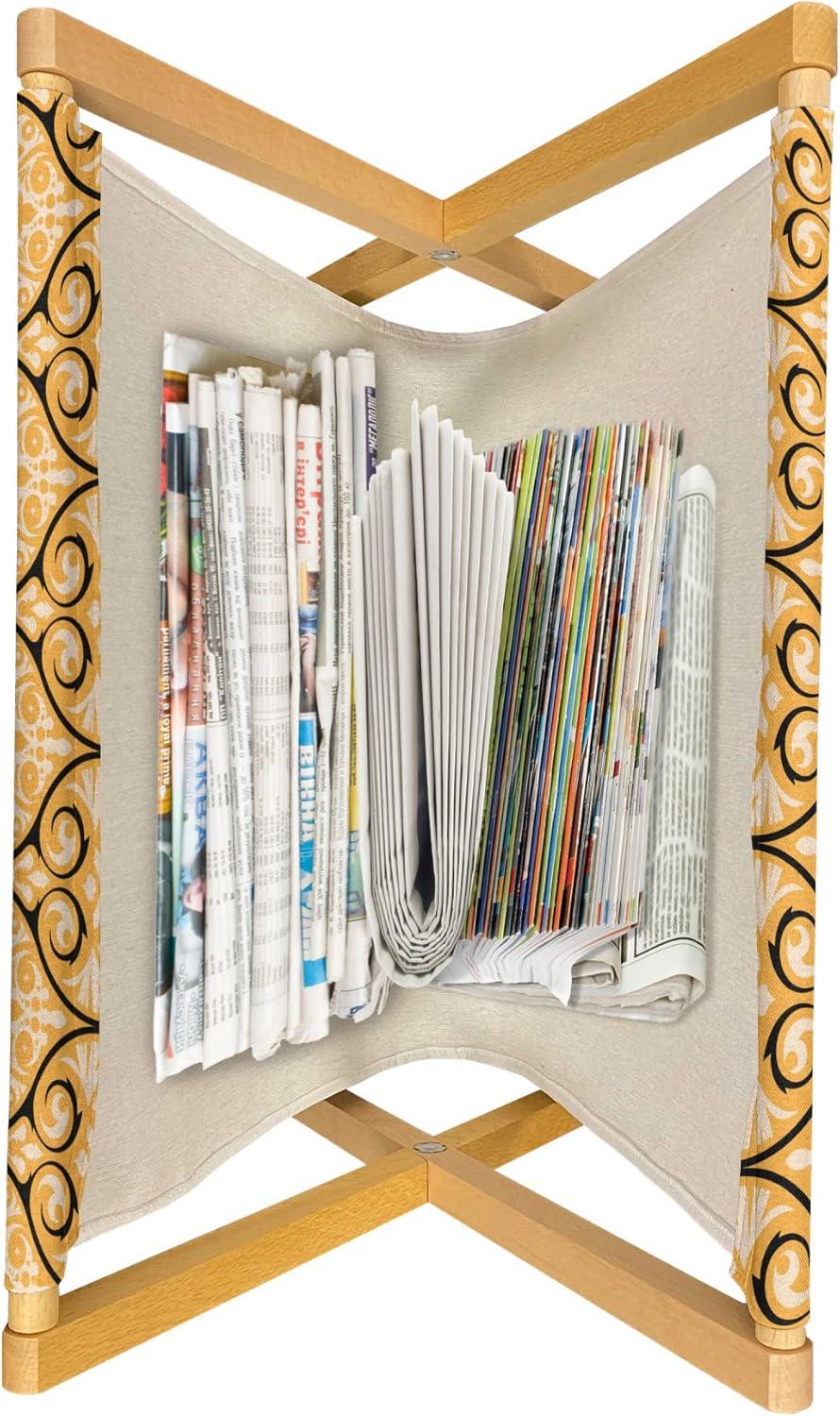 imageAmbesonne Roses Magazine and Book Holder Romantic Valentines Day Pattern in Pastel Tones Floor Rack Decor for Interior of Home amp Office 22 x 19 Rose MauvePale Orange Champagne