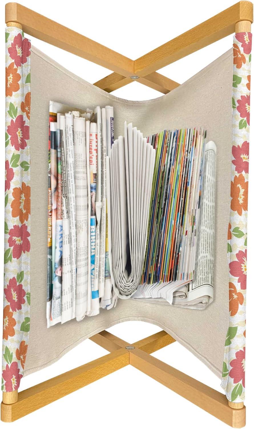 imageAmbesonne Roses Magazine and Book Holder Romantic Valentines Day Pattern in Pastel Tones Floor Rack Decor for Interior of Home amp Office 22 x 19 Rose MauveIvory Coral Salmon