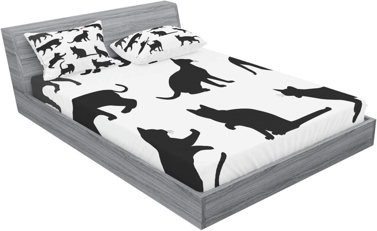 imageAmbesonne Sloth Fitted Sheet amp Pillow Sham Set Cartoon Character Sleeping on Branch Jungle Animal in Night Sky Kids Theme Decorative Printed 2 Piece Bedding Decor Set Twin Plum BrownCharcoal