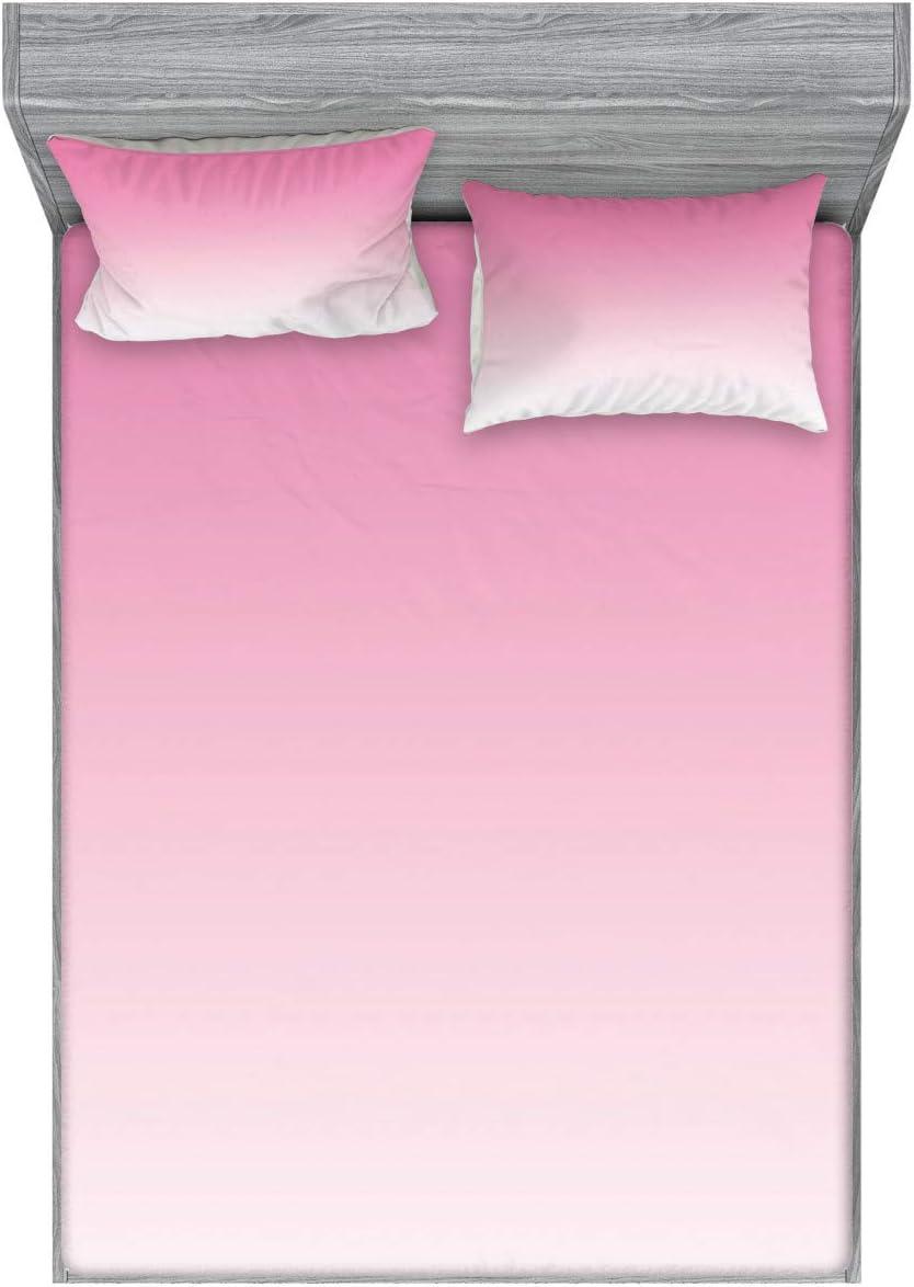 imageAmbesonne Sloth Fitted Sheet amp Pillow Sham Set Cartoon Character Sleeping on Branch Jungle Animal in Night Sky Kids Theme Decorative Printed 2 Piece Bedding Decor Set Twin Plum BrownPale Pink