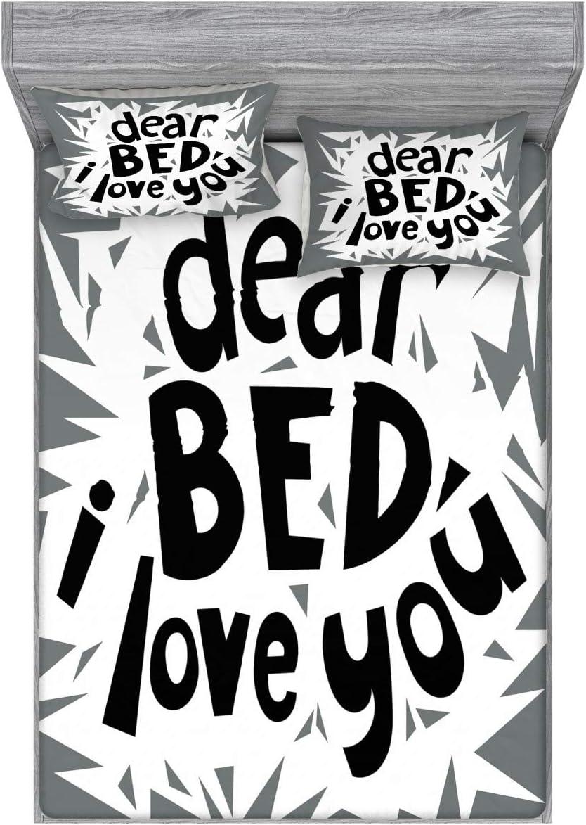imageAmbesonne Sloth Fitted Sheet amp Pillow Sham Set Cartoon Character Sleeping on Branch Jungle Animal in Night Sky Kids Theme Decorative Printed 2 Piece Bedding Decor Set Twin Plum BrownGrey Black