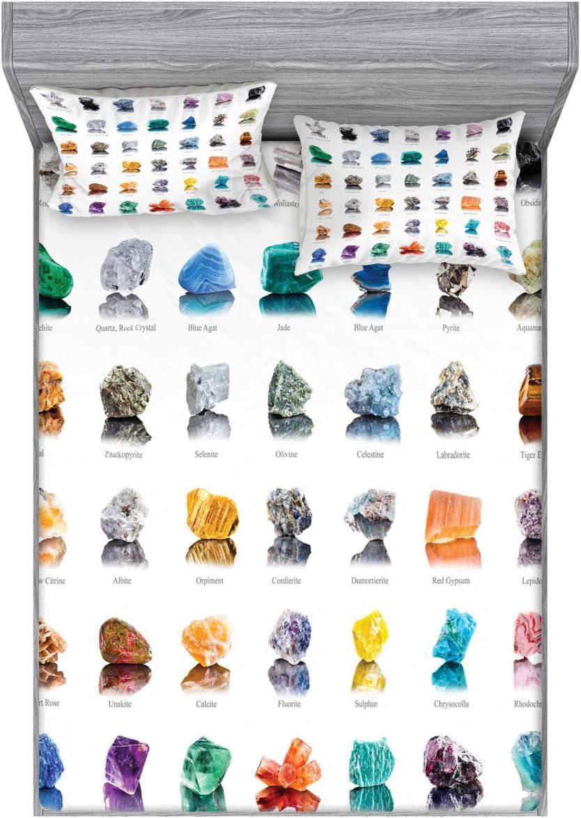 imageAmbesonne Sloth Fitted Sheet amp Pillow Sham Set Cartoon Character Sleeping on Branch Jungle Animal in Night Sky Kids Theme Decorative Printed 2 Piece Bedding Decor Set Twin Plum BrownOrange Teal