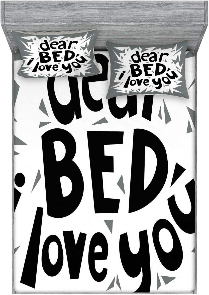 imageAmbesonne Sloth Fitted Sheet amp Pillow Sham Set Cartoon Character Sleeping on Branch Jungle Animal in Night Sky Kids Theme Decorative Printed 2 Piece Bedding Decor Set Twin Plum BrownGrey Black