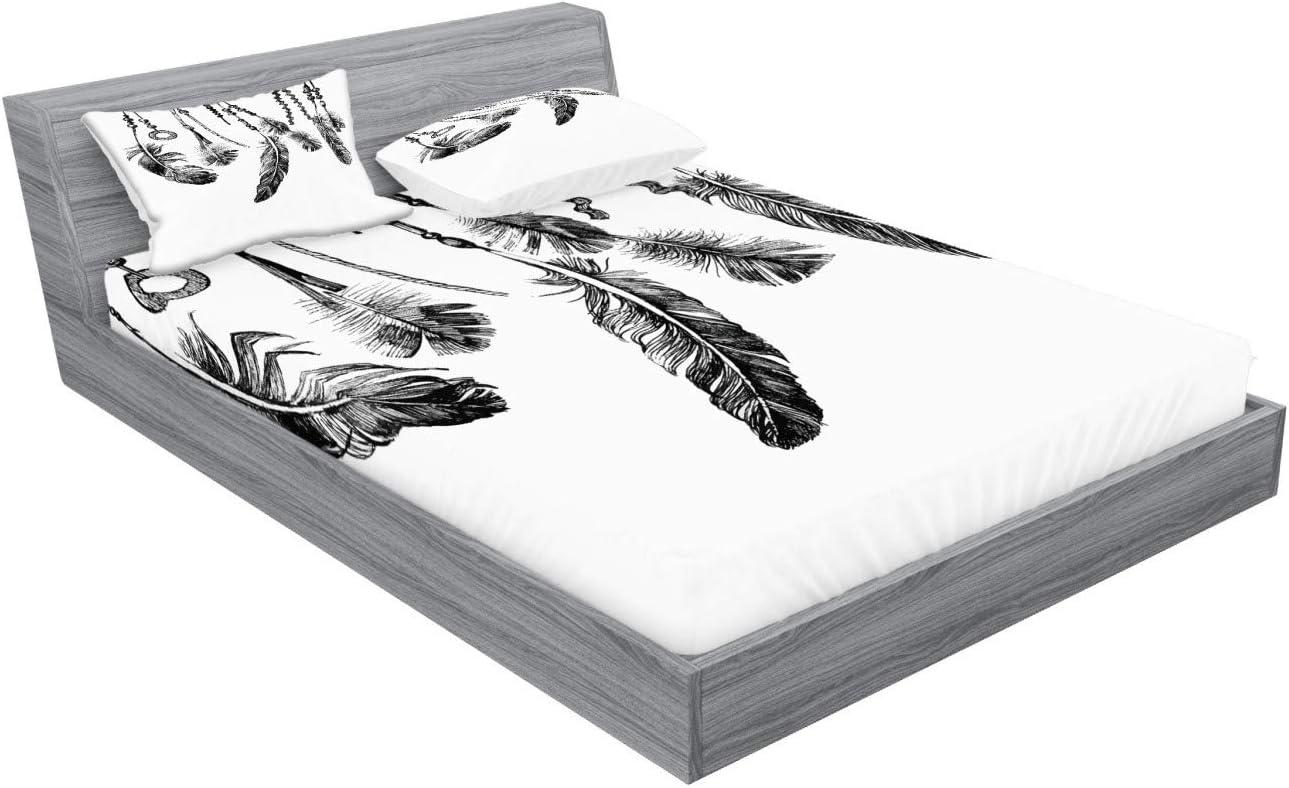 imageAmbesonne Sloth Fitted Sheet amp Pillow Sham Set Cartoon Character Sleeping on Branch Jungle Animal in Night Sky Kids Theme Decorative Printed 2 Piece Bedding Decor Set Twin Plum BrownWhite Dark Grey