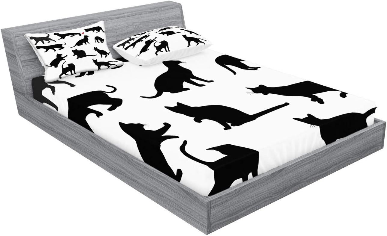 imageAmbesonne Sloth Fitted Sheet amp Pillow Sham Set Cartoon Character Sleeping on Branch Jungle Animal in Night Sky Kids Theme Decorative Printed 2 Piece Bedding Decor Set Twin Plum BrownCharcoal