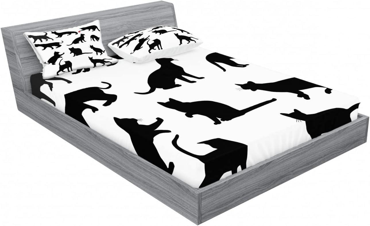 imageAmbesonne Sloth Fitted Sheet amp Pillow Sham Set Cartoon Character Sleeping on Branch Jungle Animal in Night Sky Kids Theme Decorative Printed 2 Piece Bedding Decor Set Twin Plum BrownCharcoal