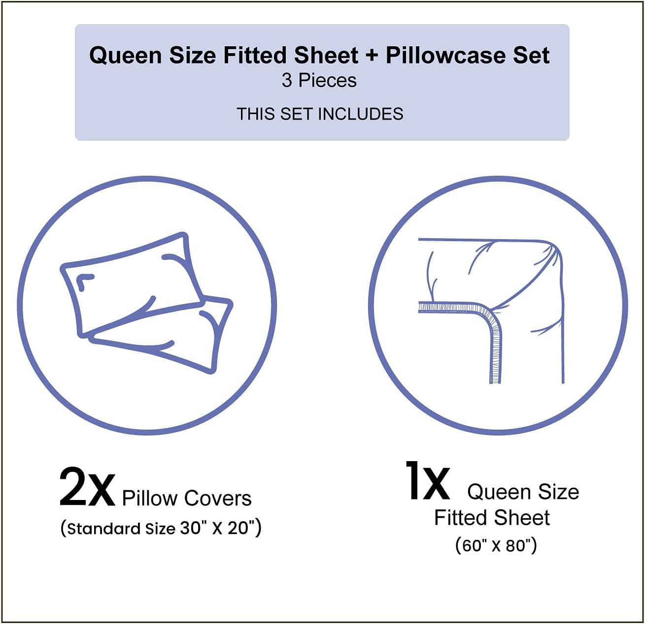 imageAmbesonne Sloth Fitted Sheet amp Pillow Sham Set Cartoon Character Sleeping on Branch Jungle Animal in Night Sky Kids Theme Decorative Printed 2 Piece Bedding Decor Set Twin Plum BrownTurquoise Aqua