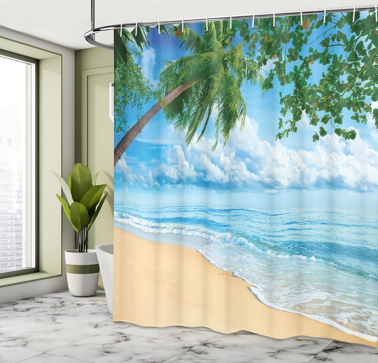 imageAmbesonne Sports Shower Curtain Cartoon Soccer Balls Showing Various Expressions Bored Laughing Happy Smiley Cloth Fabric Bathroom Decor Set with Hooks 69 W x 75 L White BlackSky Blue Green Ivory