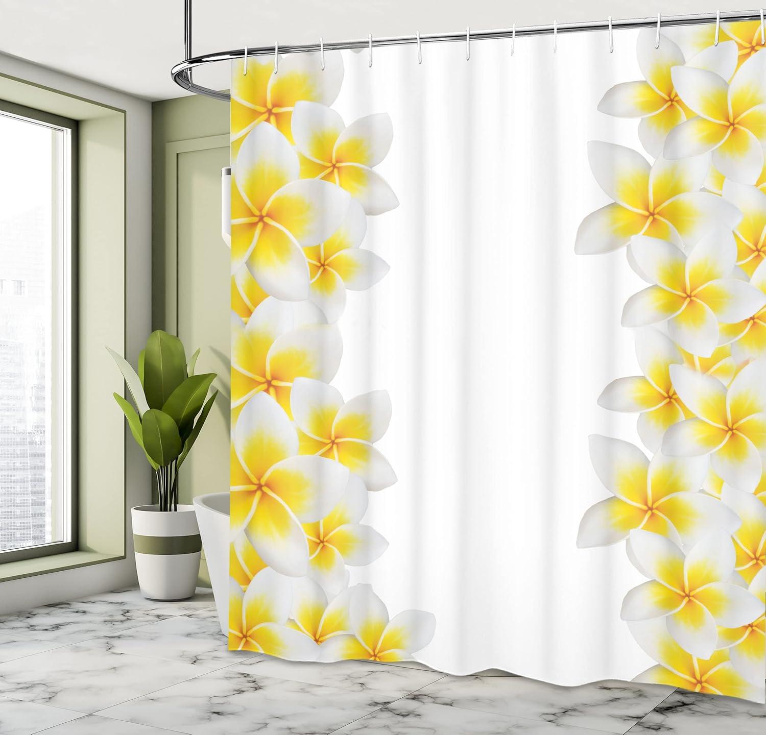 imageAmbesonne Sports Shower Curtain Cartoon Soccer Balls Showing Various Expressions Bored Laughing Happy Smiley Cloth Fabric Bathroom Decor Set with Hooks 69 W x 75 L White BlackYellow