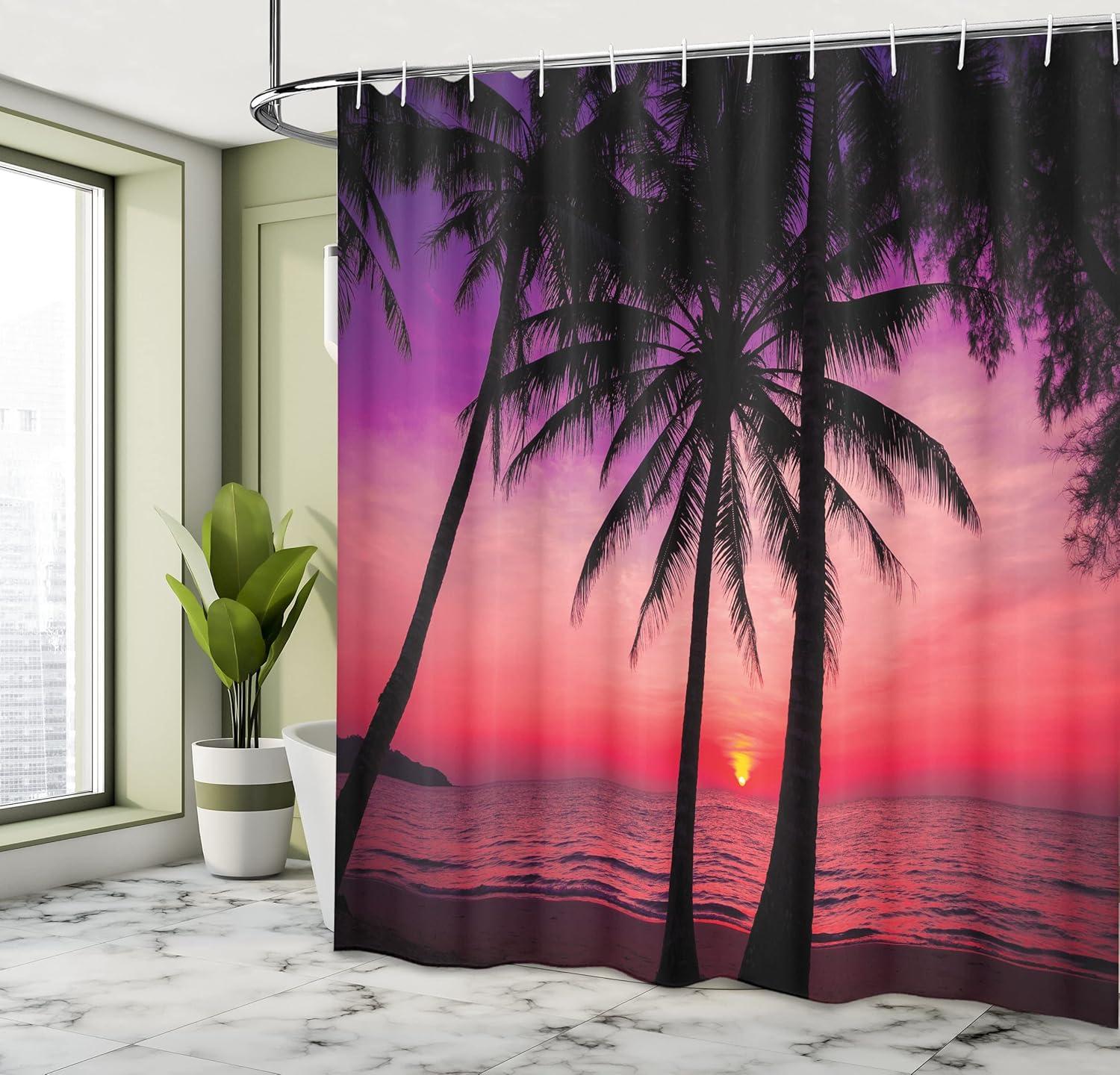 imageAmbesonne Sports Shower Curtain Cartoon Soccer Balls Showing Various Expressions Bored Laughing Happy Smiley Cloth Fabric Bathroom Decor Set with Hooks 69 W x 75 L White BlackMagenta Purple