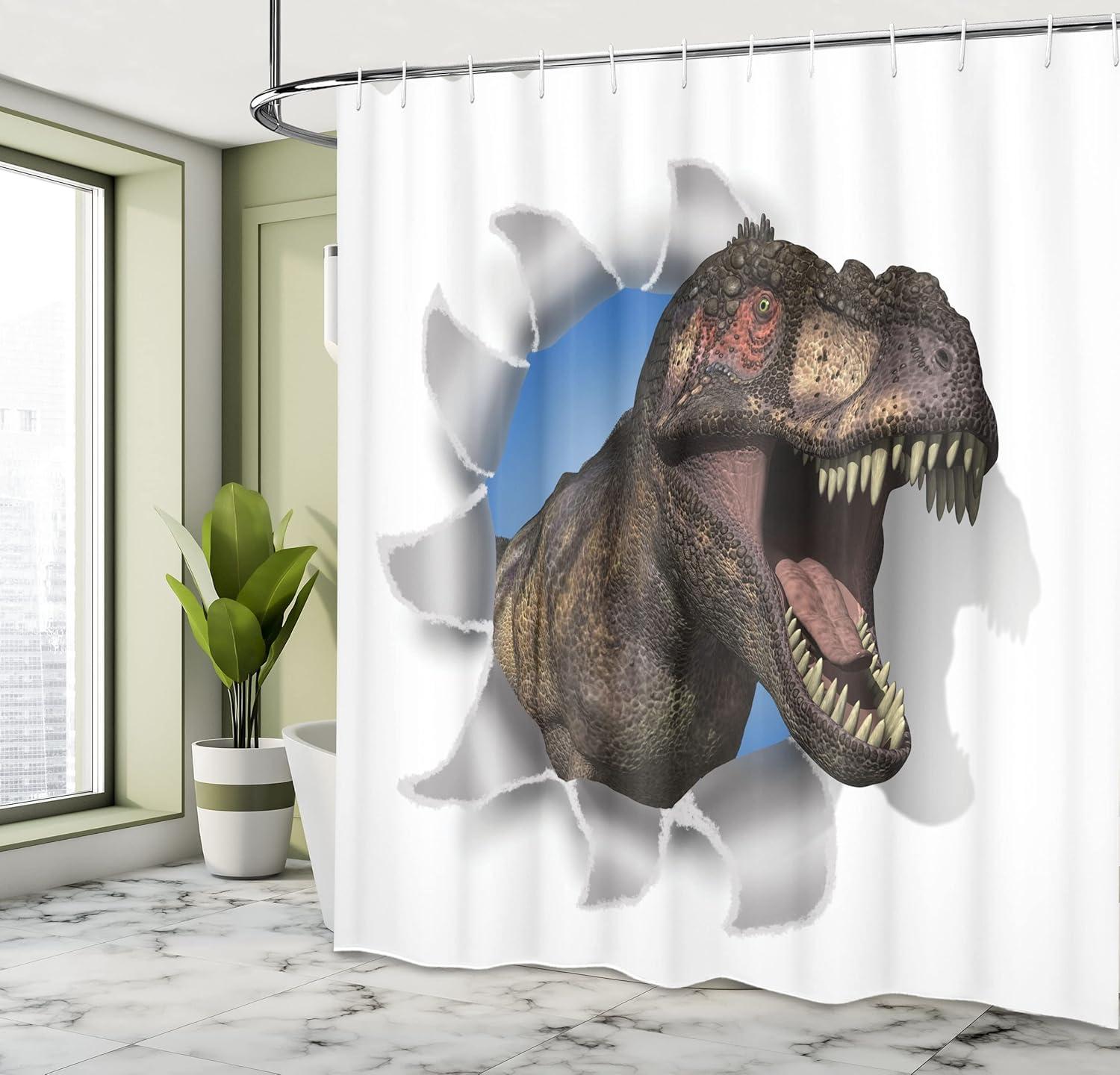 imageAmbesonne Sports Shower Curtain Cartoon Soccer Balls Showing Various Expressions Bored Laughing Happy Smiley Cloth Fabric Bathroom Decor Set with Hooks 69 W x 75 L White BlackBrown Seal