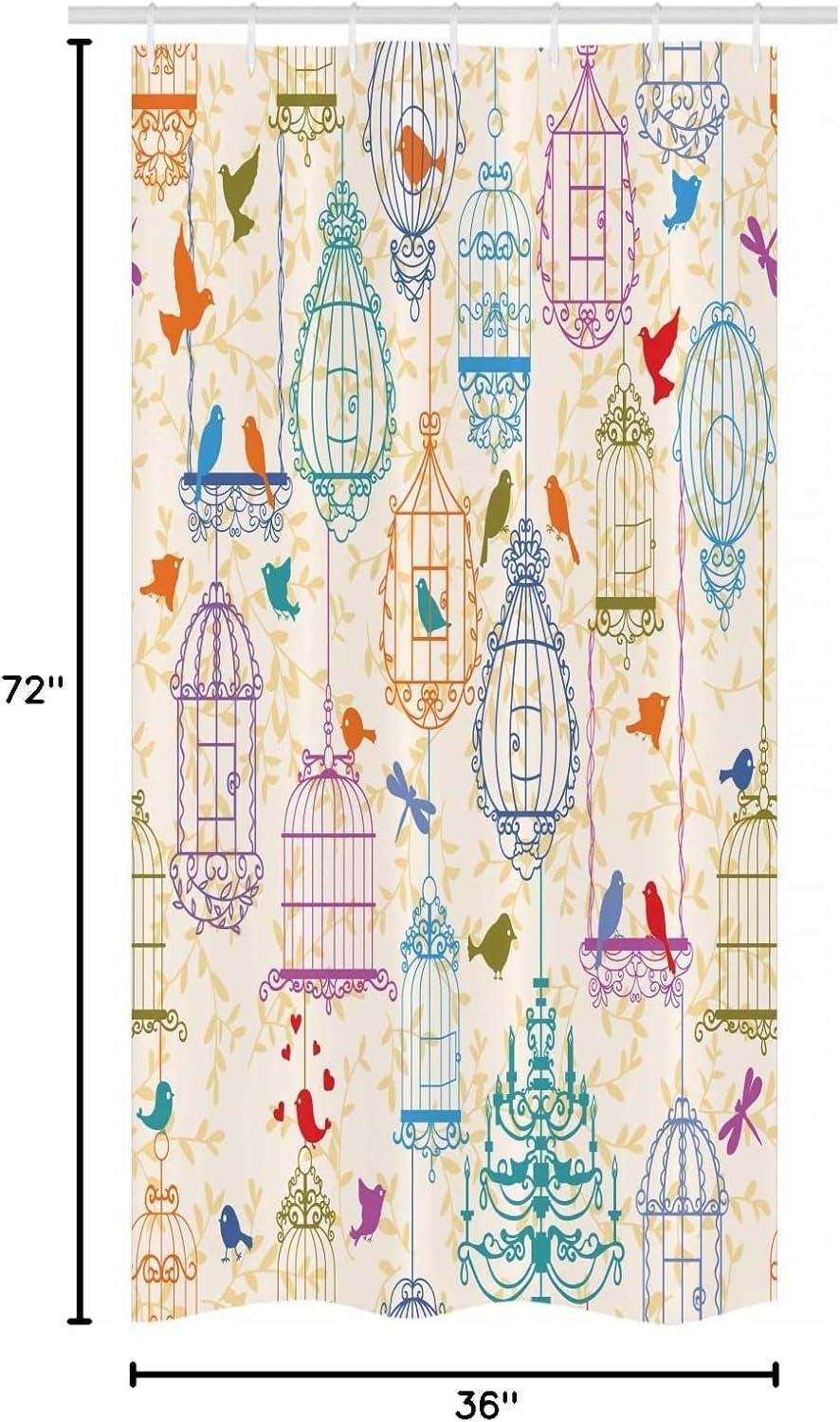 imageAmbesonne Sports Shower Curtain Cartoon Soccer Balls Showing Various Expressions Bored Laughing Happy Smiley Cloth Fabric Bathroom Decor Set with Hooks 69 W x 75 L White BlackPurple Green