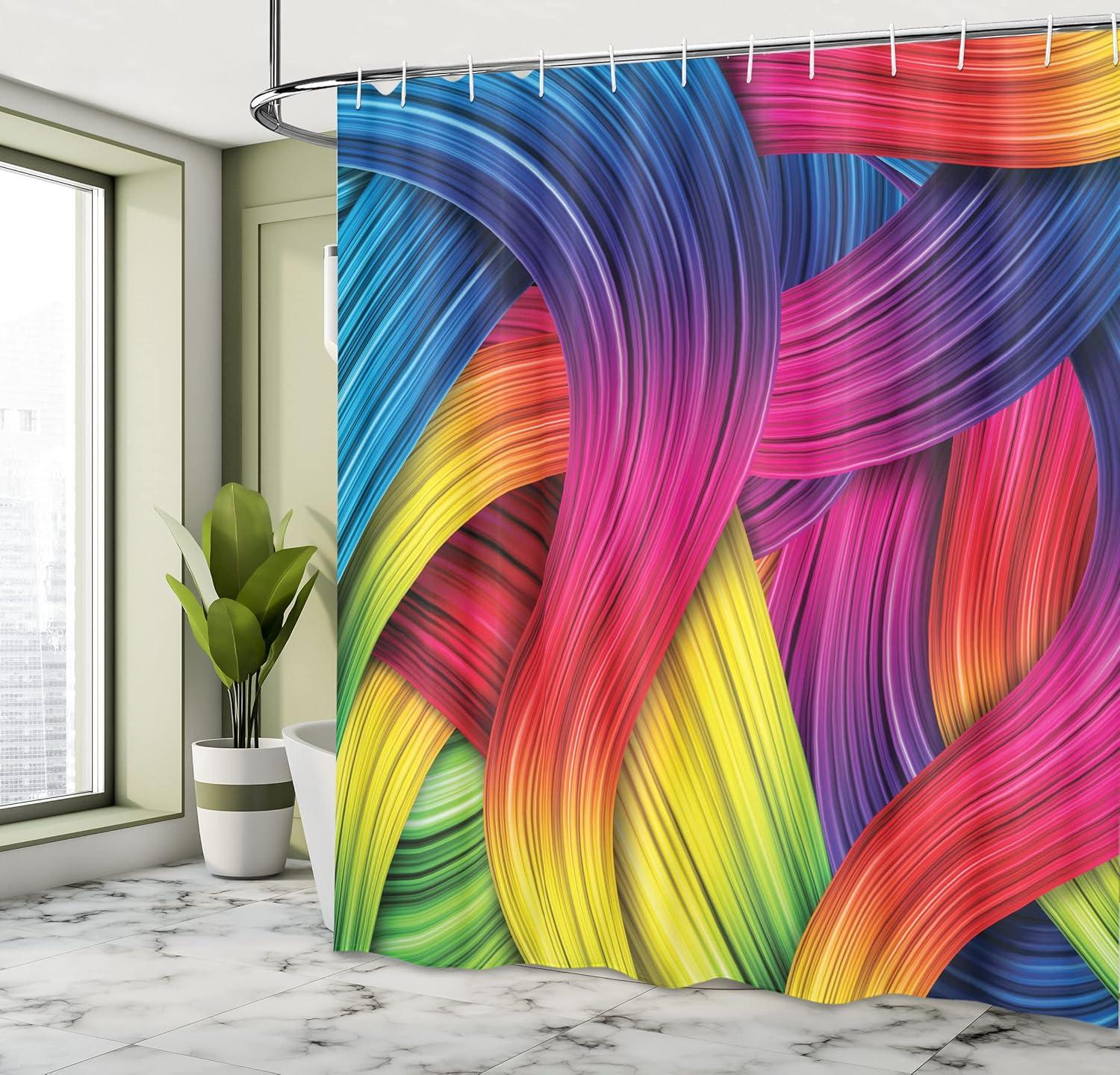 imageAmbesonne Sports Shower Curtain Cartoon Soccer Balls Showing Various Expressions Bored Laughing Happy Smiley Cloth Fabric Bathroom Decor Set with Hooks 69 W x 75 L White BlackPurple Yellow