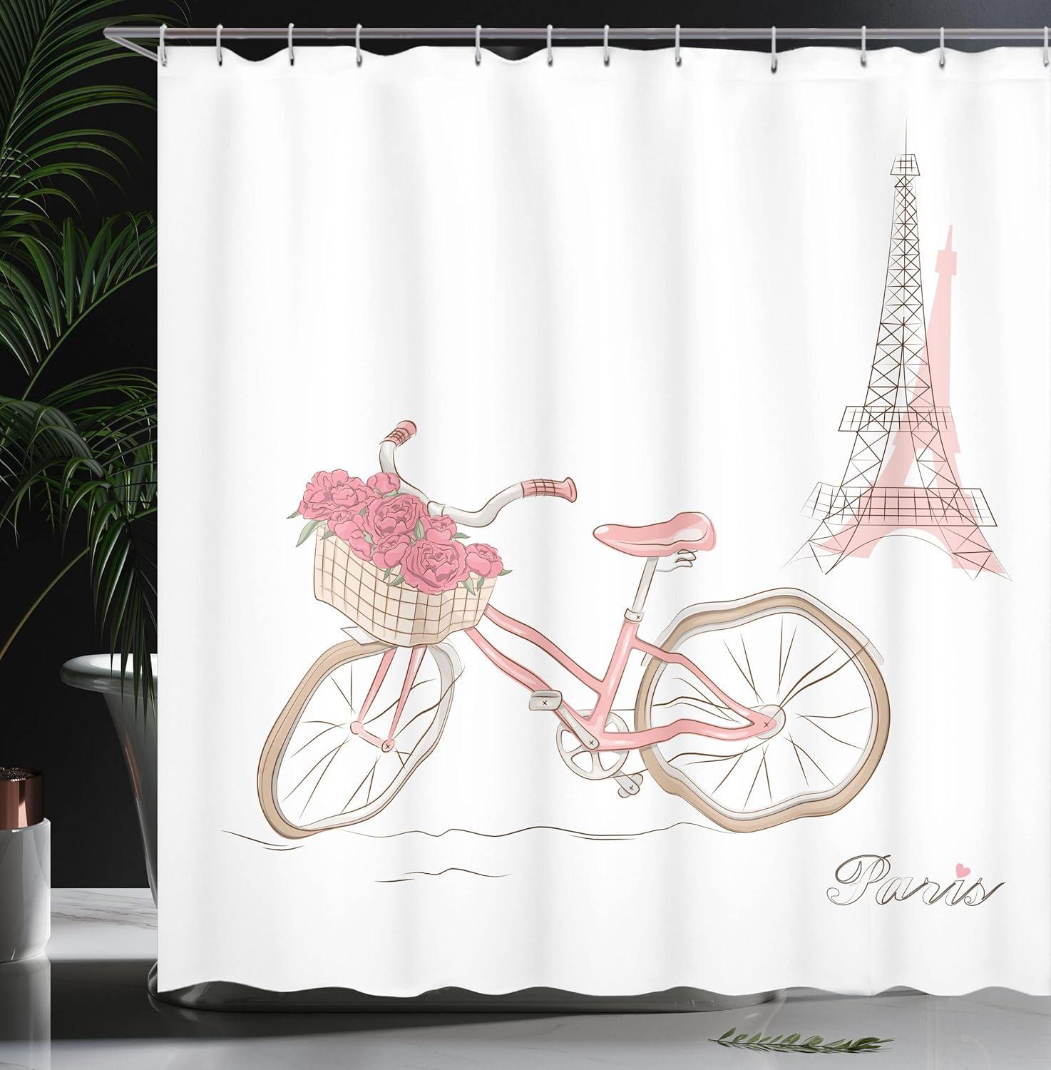 imageAmbesonne Sports Shower Curtain Cartoon Soccer Balls Showing Various Expressions Bored Laughing Happy Smiley Cloth Fabric Bathroom Decor Set with Hooks 69 W x 75 L White BlackPink White