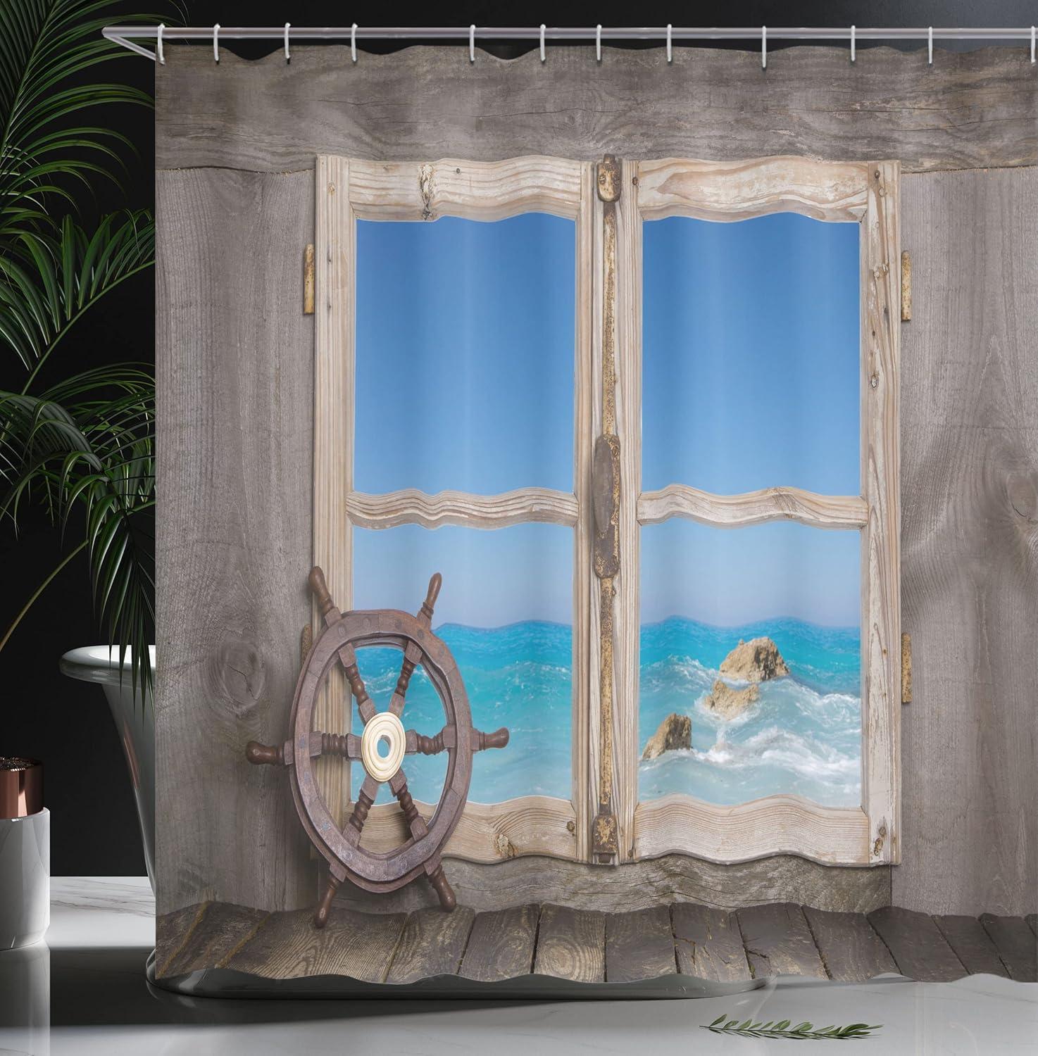 imageAmbesonne Sports Shower Curtain Cartoon Soccer Balls Showing Various Expressions Bored Laughing Happy Smiley Cloth Fabric Bathroom Decor Set with Hooks 69 W x 75 L White BlackTaupe Blue