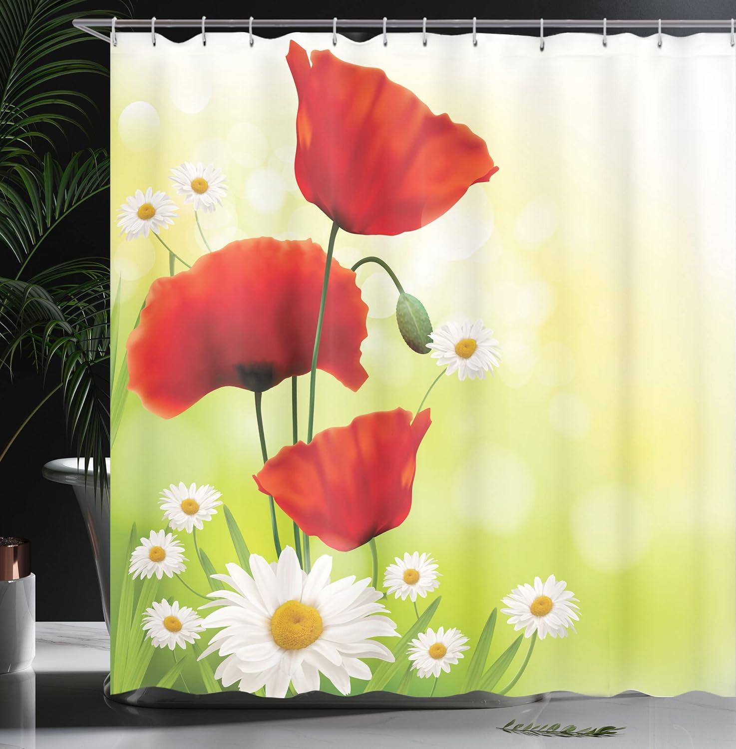 imageAmbesonne Sports Shower Curtain Cartoon Soccer Balls Showing Various Expressions Bored Laughing Happy Smiley Cloth Fabric Bathroom Decor Set with Hooks 69 W x 75 L White BlackApple Green