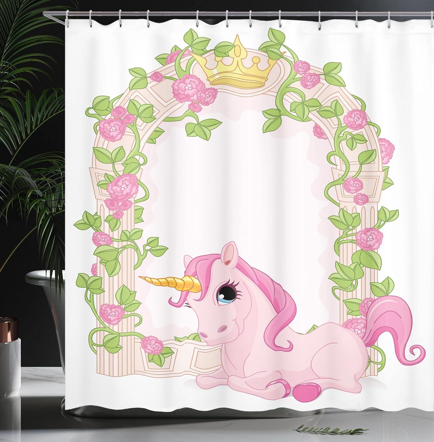imageAmbesonne Sports Shower Curtain Cartoon Soccer Balls Showing Various Expressions Bored Laughing Happy Smiley Cloth Fabric Bathroom Decor Set with Hooks 69 W x 75 L White BlackBeige Pink