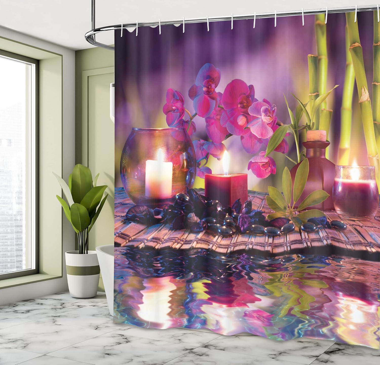 imageAmbesonne Sports Shower Curtain Cartoon Soccer Balls Showing Various Expressions Bored Laughing Happy Smiley Cloth Fabric Bathroom Decor Set with Hooks 69 W x 75 L White BlackLime Green and Fuchsia