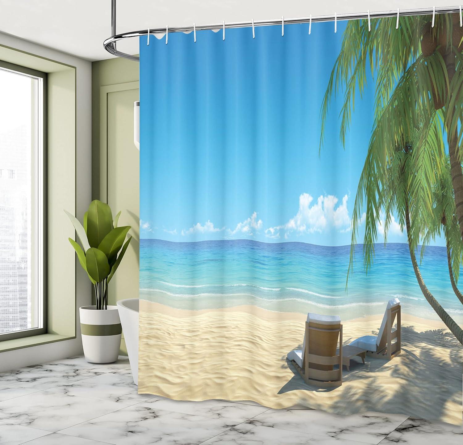imageAmbesonne Sports Shower Curtain Cartoon Soccer Balls Showing Various Expressions Bored Laughing Happy Smiley Cloth Fabric Bathroom Decor Set with Hooks 69 W x 75 L White BlackIvory Green