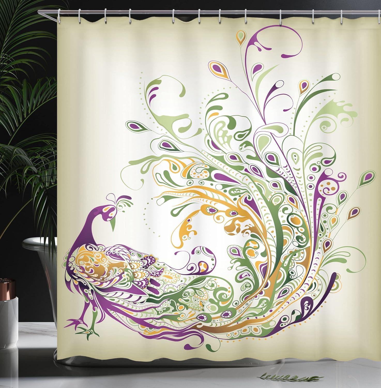 imageAmbesonne Sports Shower Curtain Cartoon Soccer Balls Showing Various Expressions Bored Laughing Happy Smiley Cloth Fabric Bathroom Decor Set with Hooks 69 W x 75 L White BlackMarigold Purple