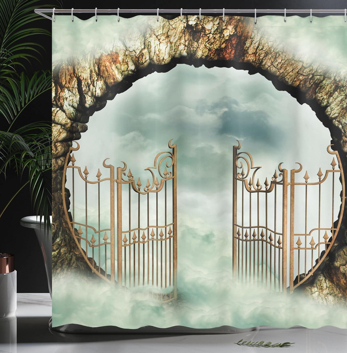 imageAmbesonne Sports Shower Curtain Cartoon Soccer Balls Showing Various Expressions Bored Laughing Happy Smiley Cloth Fabric Bathroom Decor Set with Hooks 69 W x 75 L White BlackTeal Beige Brown