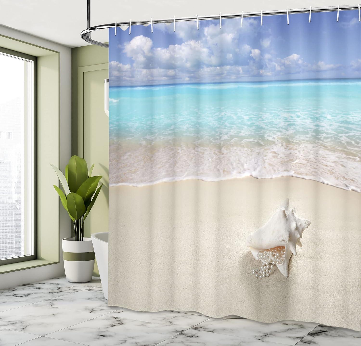 imageAmbesonne Sports Shower Curtain Cartoon Soccer Balls Showing Various Expressions Bored Laughing Happy Smiley Cloth Fabric Bathroom Decor Set with Hooks 69 W x 75 L White BlackCoconut Turquoise