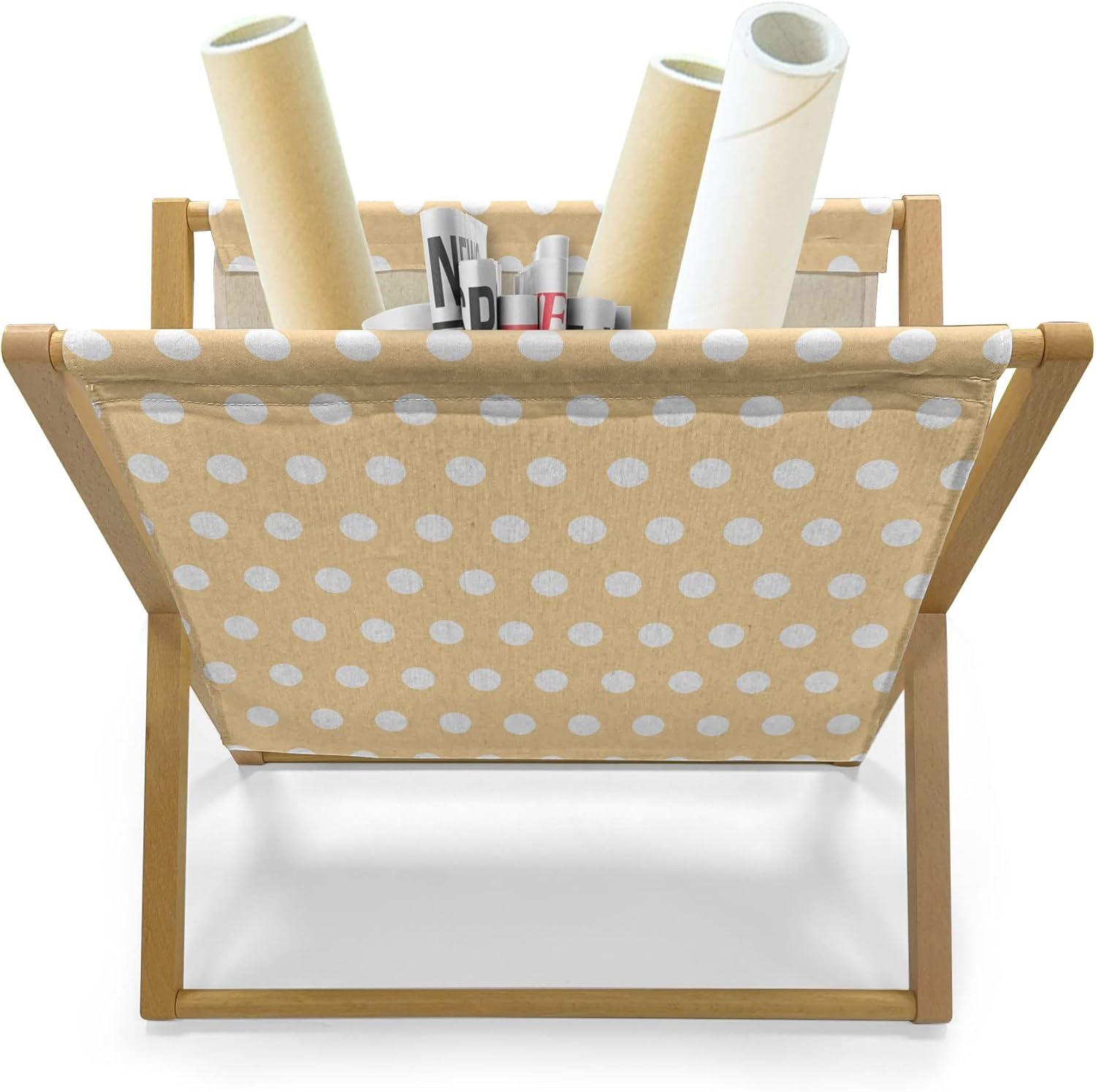 imageAmbesonne Spring Magazine and Book Holder Blossoms Forms Heart Shapes Valentines Day Orderly Repeated Illustration Floor Rack Decor for Interior of Home amp Office 22 x 19 White Pale FuchsiaOrange White