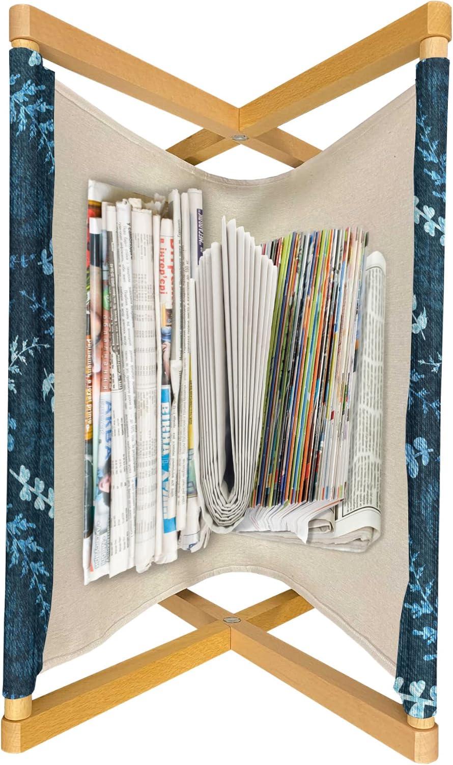 imageAmbesonne Spring Magazine and Book Holder Blossoms Forms Heart Shapes Valentines Day Orderly Repeated Illustration Floor Rack Decor for Interior of Home amp Office 22 x 19 White Pale FuchsiaTurquoise Pale Blue