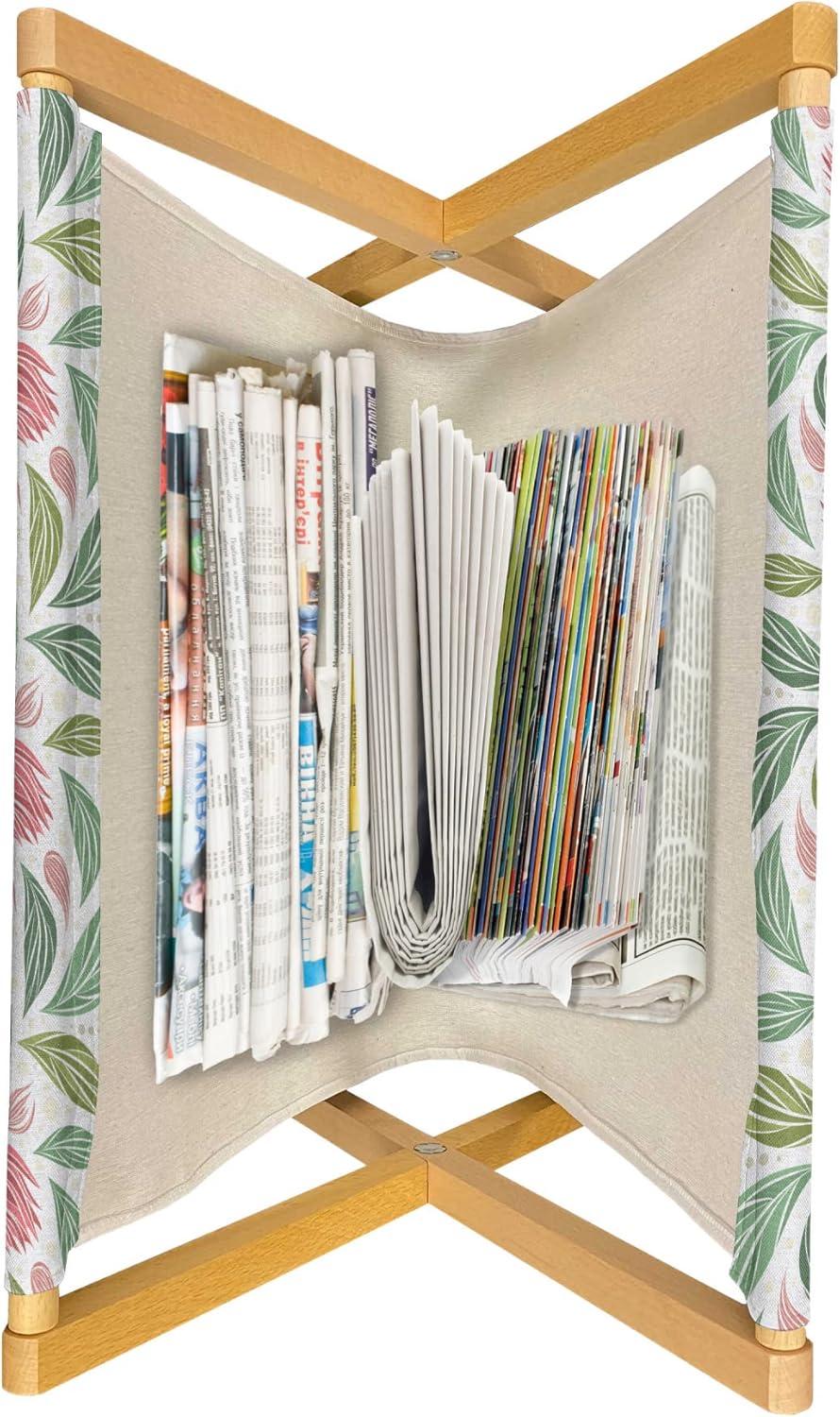 imageAmbesonne Valentines Day Magazine and Book Holder Continuous Pattern of Mini Hearts Romantic Tree Abstract Design Floor Rack Decor for Interior of Home amp Office 22 x 19 Pink and Pastel PinkRuby and Reseda Green