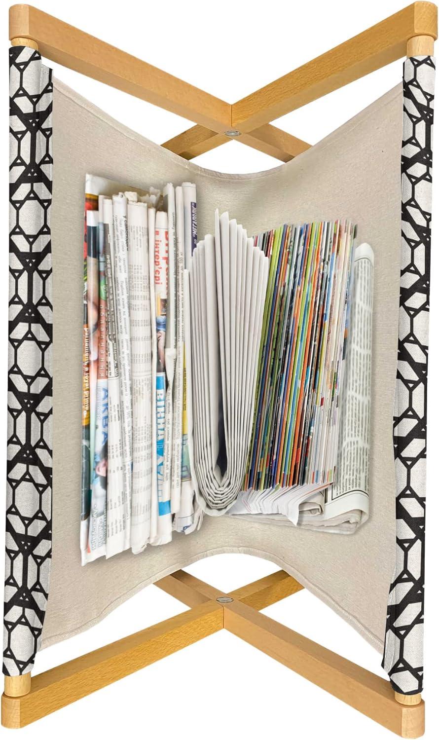 imageAmbesonne Valentines Day Magazine and Book Holder Girly Hearts Mosaic on Geometric Checkered Gradient Backdrop Floor Rack Decor for Interior of Home amp Office 22 x 19 Pink Magenta and WhiteBlack Ivory