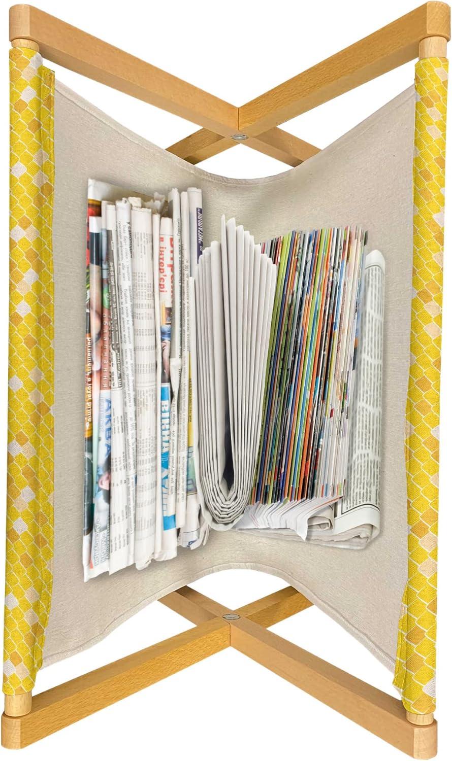 imageAmbesonne Valentines Day Magazine and Book Holder Girly Hearts Mosaic on Geometric Checkered Gradient Backdrop Floor Rack Decor for Interior of Home amp Office 22 x 19 Pink Magenta and WhiteYellow and Dark Orange