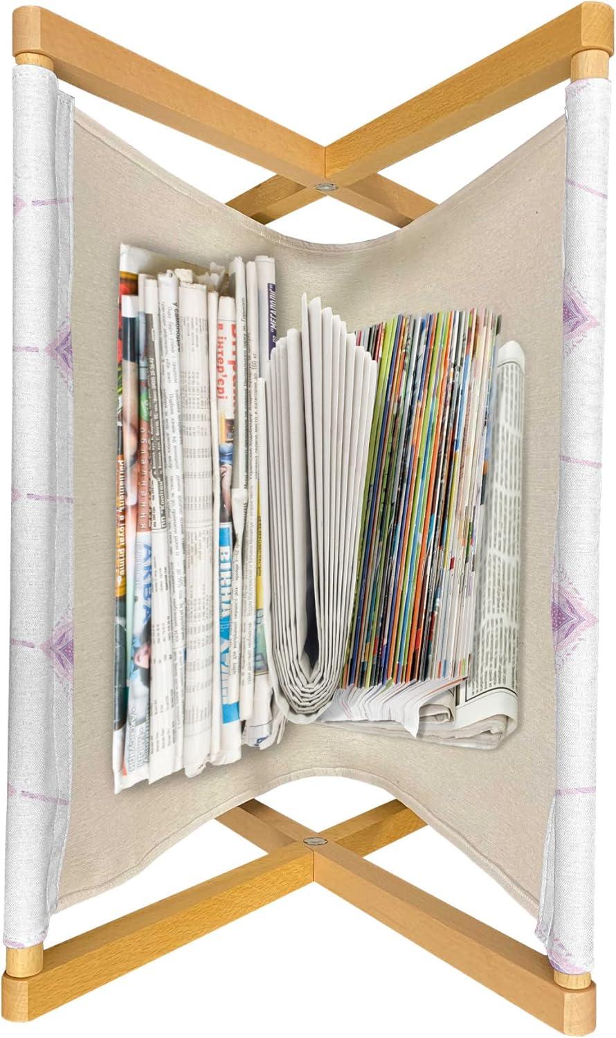 imageAmbesonne Valentines Day Magazine and Book Holder Romantic Love Theme of Vibrant Hearts in Circle Forms Floor Rack Decor for Interior of Home amp Office 22 x 19 Vermilion PinkPale Purple Pale Mauve