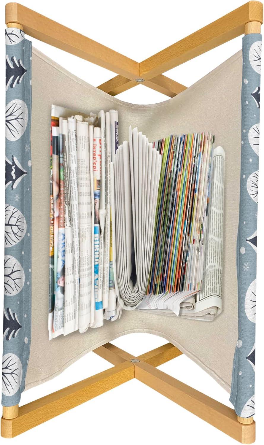 imageAmbesonne Valentines Day Magazine and Book Holder Romantic Pandas Hearts Doodle Love Theme Art Pattern Floor Rack Decor for Interior of Home amp Office 22 x 19 Charcoal Grey Pink and WhiteBlue Grey
