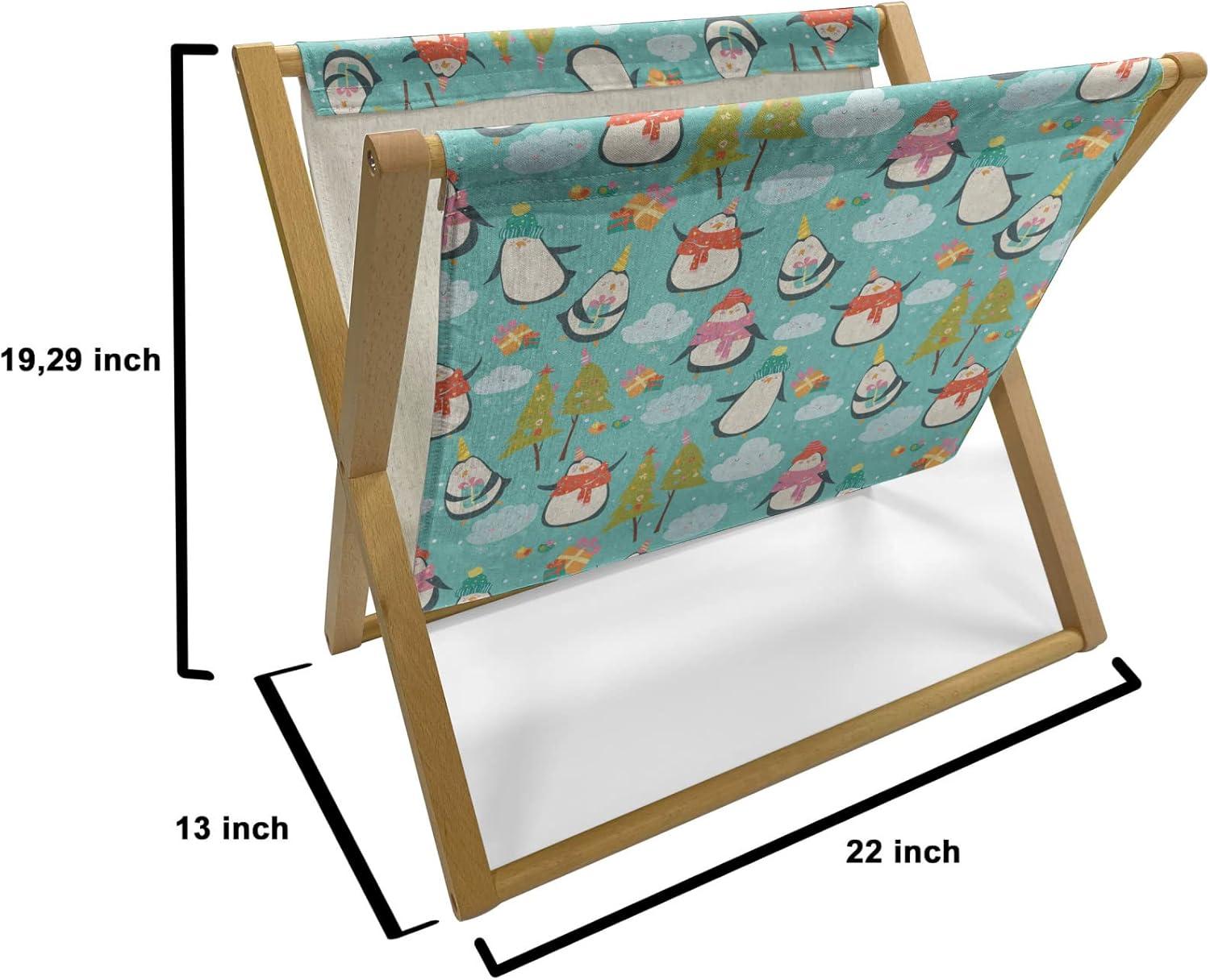 imageAmbesonne Valentines Day Magazine and Book Holder Simple Love Themed Pattern with Big and Little Hearts Floor Rack Decor for Interior of Home amp Office 22 x 19 Fuchsia and Dark PinkSeafoam Multicolor