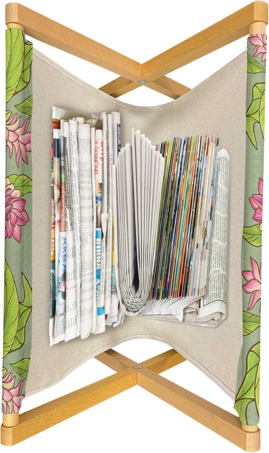imageAmbesonne Valentines Day Magazine and Book Holder Simple Love Themed Pattern with Big and Little Hearts Floor Rack Decor for Interior of Home amp Office 22 x 19 Fuchsia and Dark PinkGreen Apple Green
