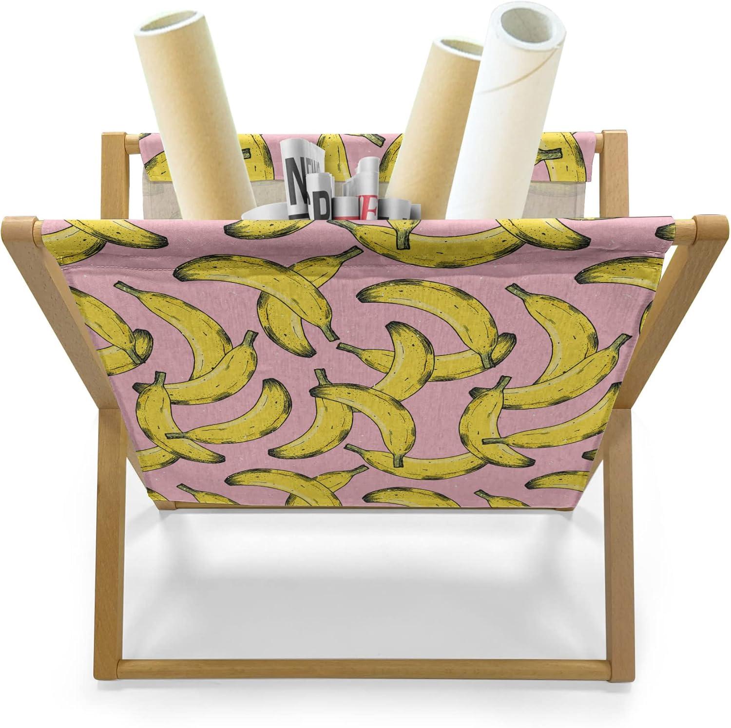 imageAmbesonne Valentines Day Magazine and Book Holder Simple Love Themed Pattern with Big and Little Hearts Floor Rack Decor for Interior of Home amp Office 22 x 19 Fuchsia and Dark PinkRose Mustard