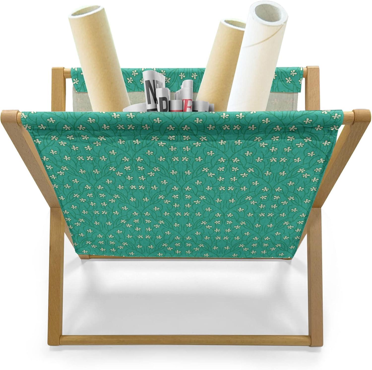 imageAmbesonne Valentines Magazine and Book Holder Arrow and Hearts Simplistic Cutsy Illustration Floor Rack Decor for Interior of Home amp Office 22 x 19 Champagne RubyDark Seafoam Cream