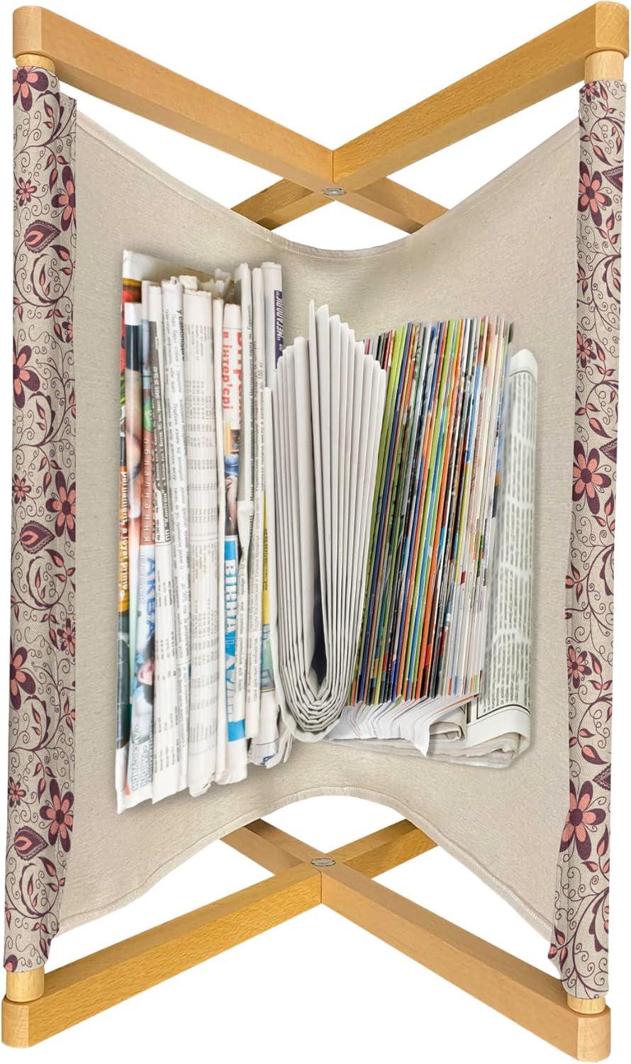 imageAmbesonne Valentines Magazine and Book Holder Doodle Style Abstract Heart Shapes with Love and Affection Theme Floor Rack Decor for Interior of Home amp Office 22 x 19 Beige Dark Coral WhiteTan Coral Maroon