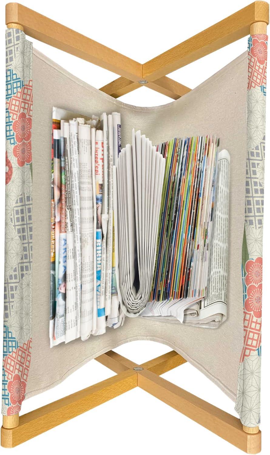 imageAmbesonne Valentines Magazine and Book Holder Doodle Style Abstract Heart Shapes with Love and Affection Theme Floor Rack Decor for Interior of Home amp Office 22 x 19 Beige Dark Coral WhiteSalmon Pale Green Blue