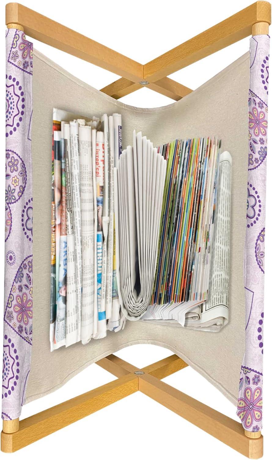 imageAmbesonne Valentines Magazine and Book Holder Doodle Style Abstract Heart Shapes with Love and Affection Theme Floor Rack Decor for Interior of Home amp Office 22 x 19 Beige Dark Coral WhitePale Pink Purple Yellow